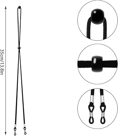 CEETOL Nose Clip Eyeglasses Cords, Neck Holders Cord, Quite Enhanced Comfortable, Easy Carry And Easy Cleaning, Wearing Comfortable